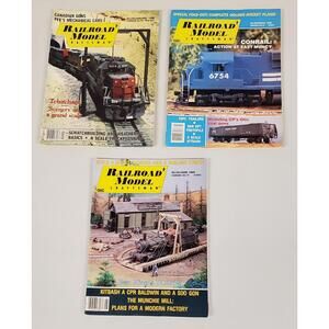 Lot of 3 Railroad Model Craftsman 1988 - Tehachapi, Conrail, Donkey Loader GC